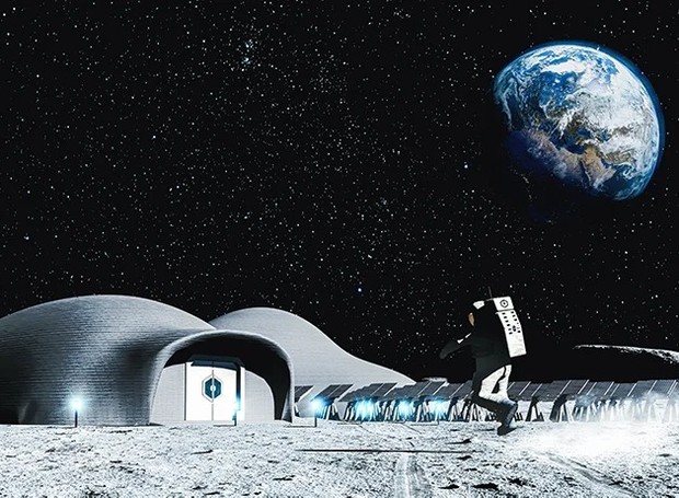 Vida no espaço: uma vila na lua criada para receber pesquisadores e turistas (Foto: Mahdi Eghbali Amlashi)