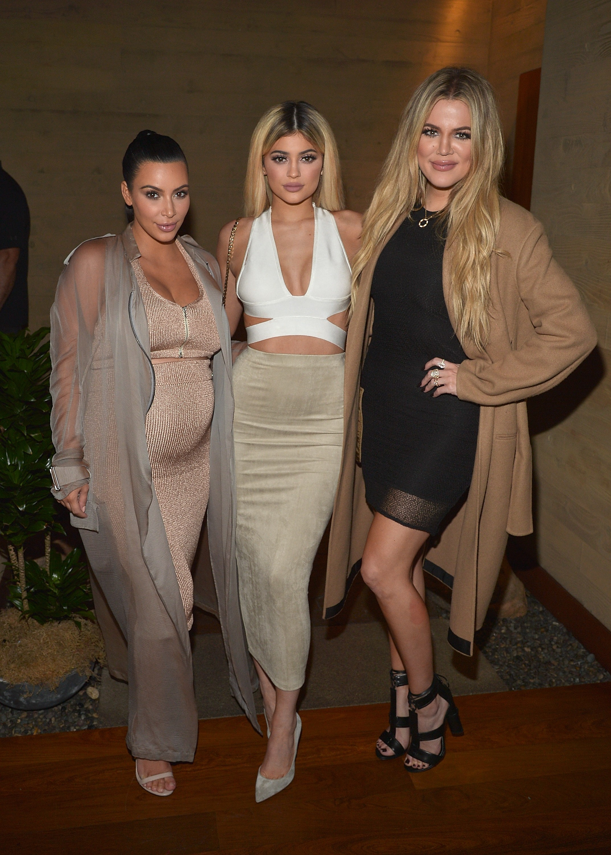 Kim Kardashian, Kylie Jenner e Khloe Kardashian (Foto: Getty Images)