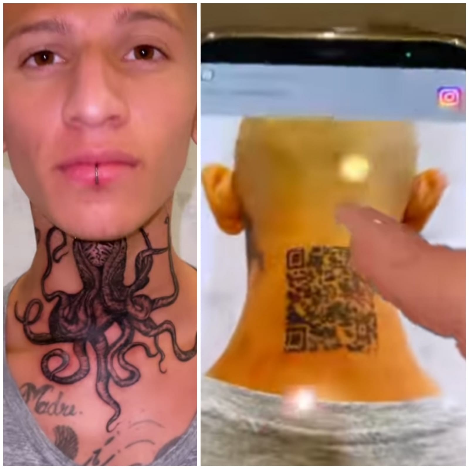 Influencer se dá mal após tatuar QR Code com link para Instagram