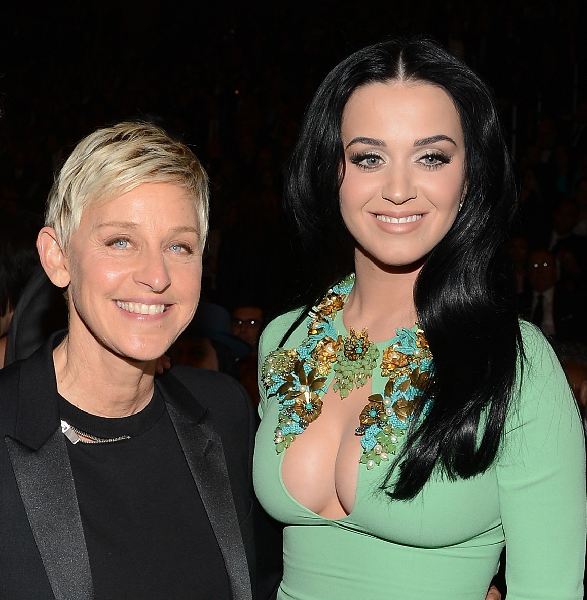 Ellen DeGeneres e Katy Perry (Foto: Getty Images)