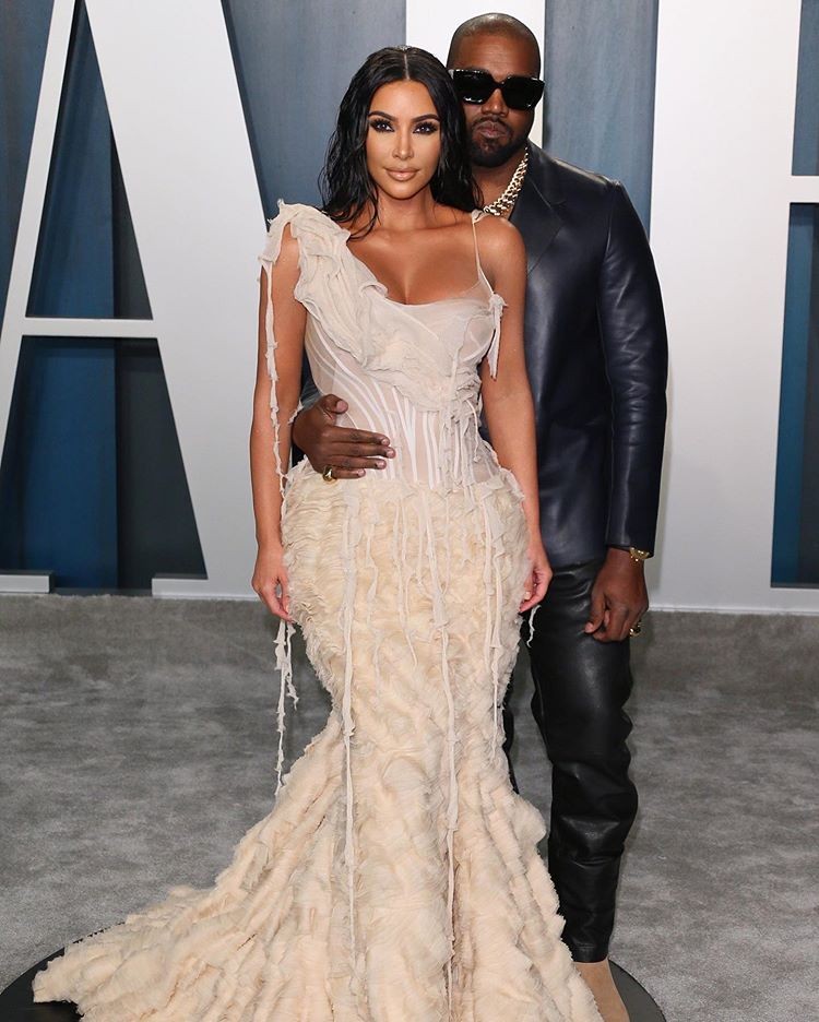 Kim e Kanye  (Foto: Reprodução: Instagram)