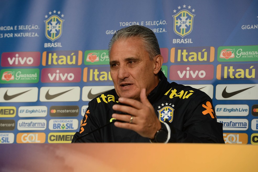 Tite afirma que será exigente com desempenho do Brasil nos amistosos (Foto: Pedro Martins/MoWA Press)