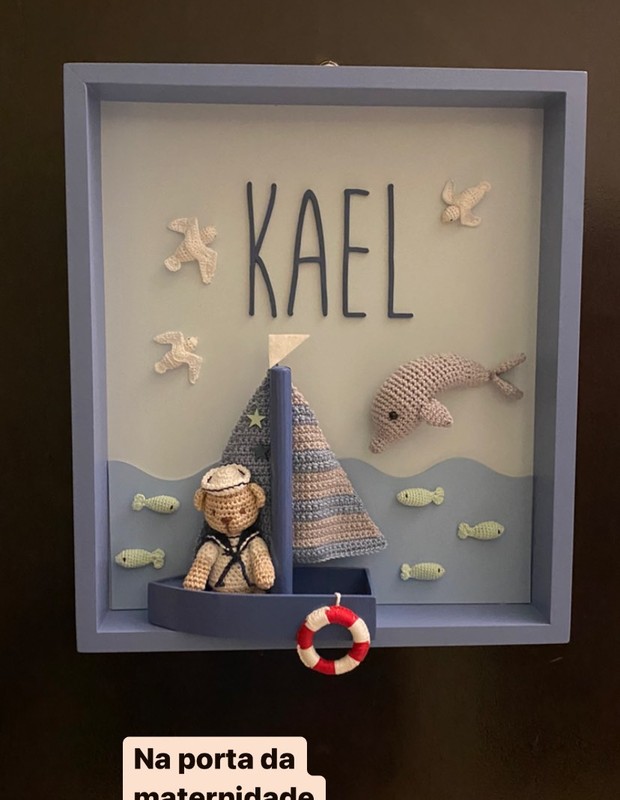 Kayky Brito mostra decoração da maternidade (Foto: Reprodução/Instagram)