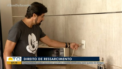 Saiba como reivindicar aparelhos elétricos danificados após quedas de energia