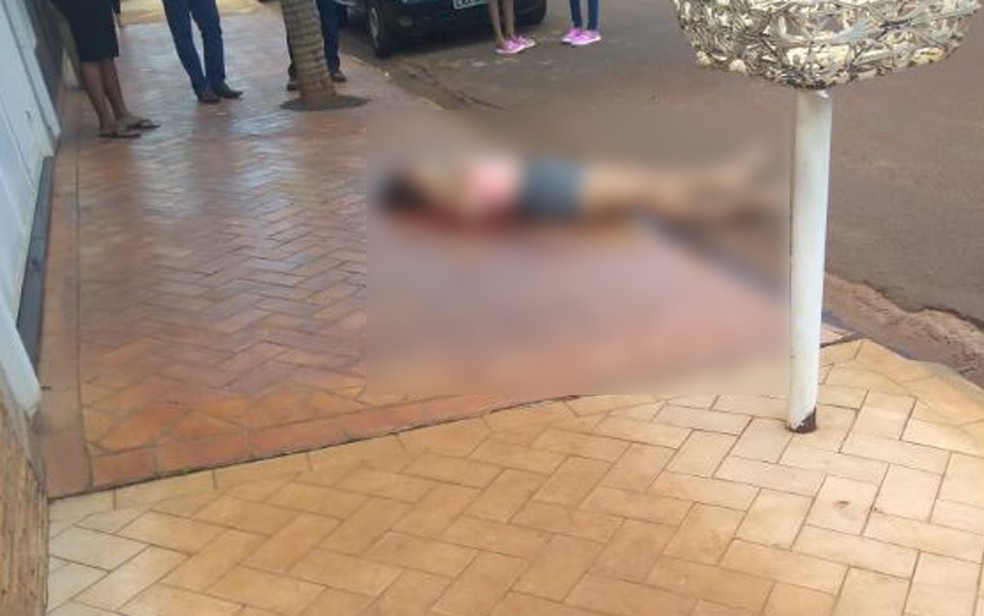 VÃ­tima foi morta a tiros no Centro de Dumont, SP â?? Foto: Redes Sociais