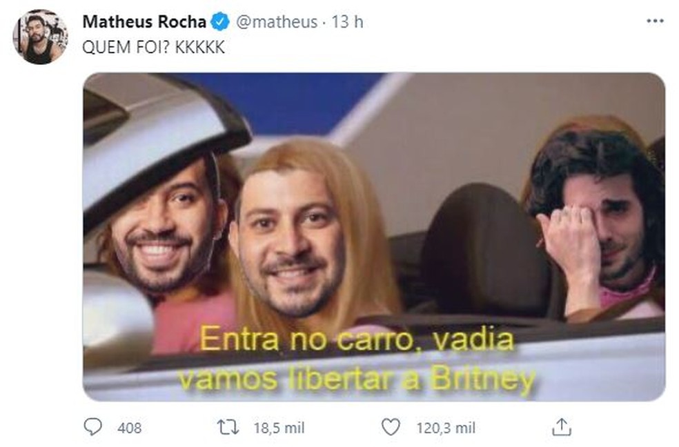 Freebritney Web Cria Memes Com Gil Caio E Fiuk Do Bbb21 Apoiando Britney Spears Gshow Gshow