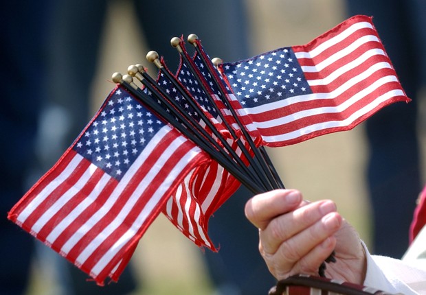 Bandeira dos Estados Unidos (EUA) (Foto: Stephen Morton/Getty Images)