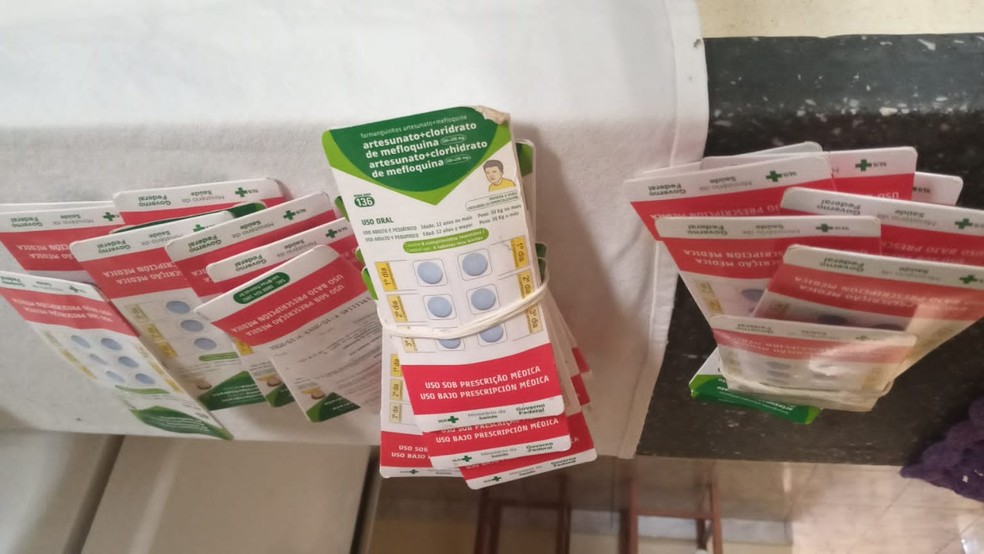 Homem pede 50 unidades de remédio para malária em grupo de garimpeiros — Foto: Reprodução