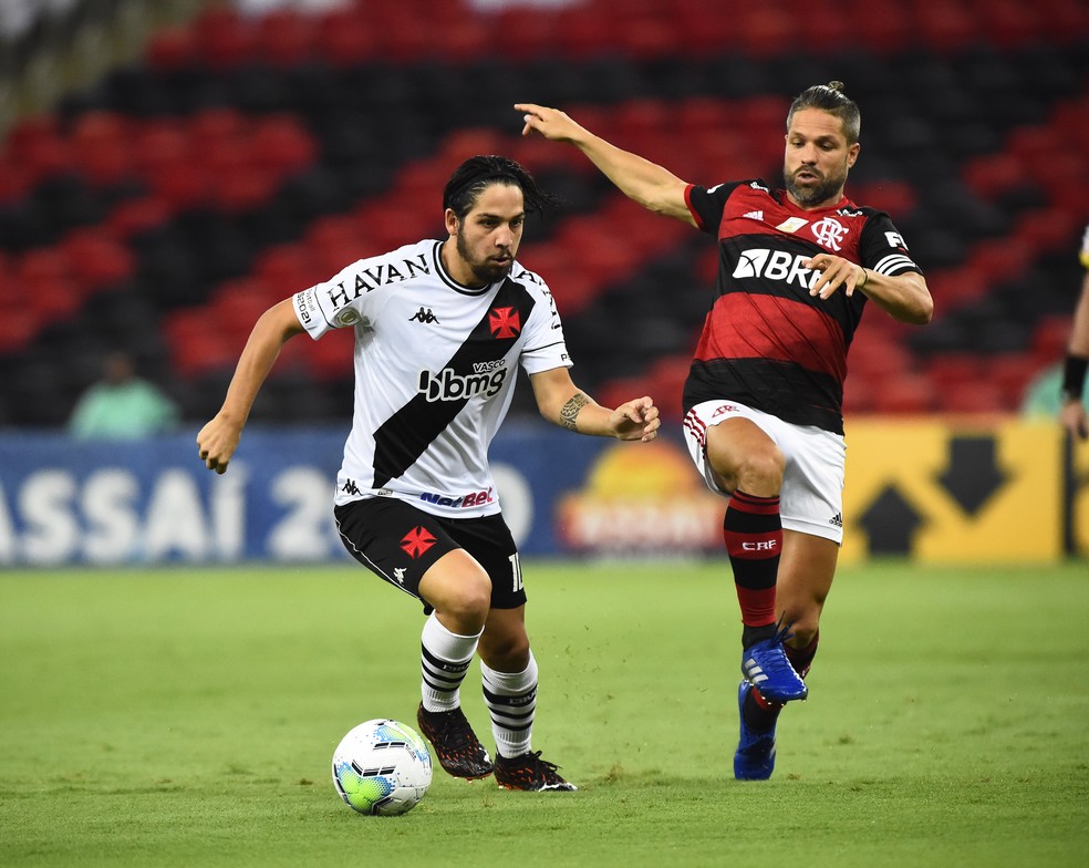 Ben&iacute;tez, Diego, Flamengo x Vasco, Brasileir&atilde;o &mdash; Foto: Andr&eacute; Dur&atilde;o