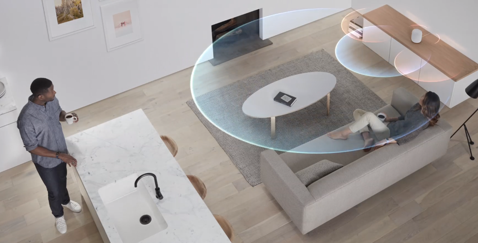 Apple HomePod vs Google Home Max; compare — Foto: Divulgação/Apple