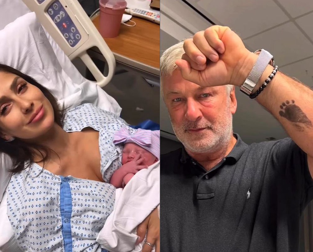 Alec Baldwin e Hilaria Baldwin anunciam nascimento de sétimo filho — Foto: Reprodução/Instagram