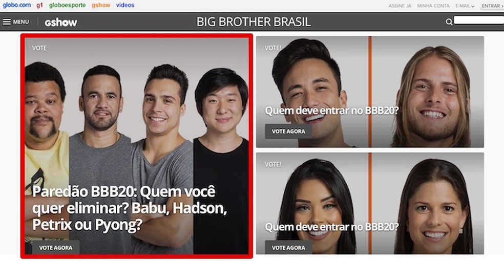 Paredão BBB 20: como votar para eliminar Babu, Hadson ...