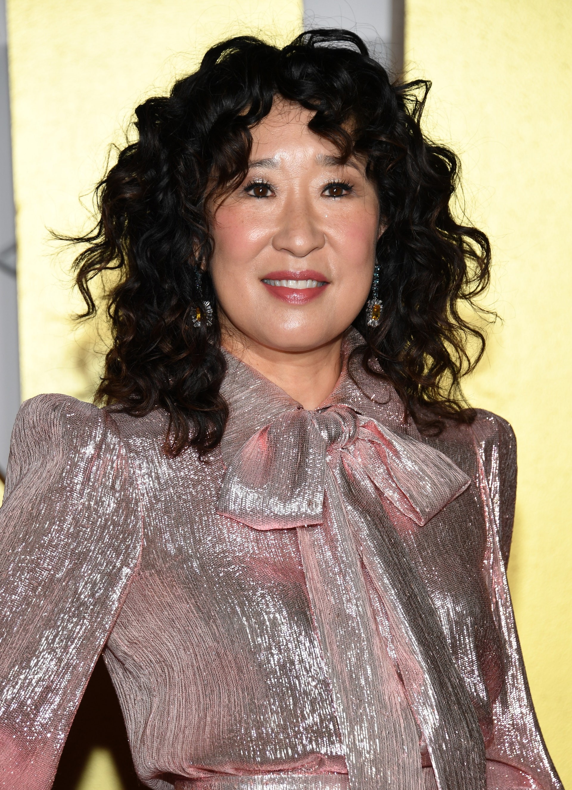 Sandra Oh com corte de cabelo curto (Foto: Getty Images)