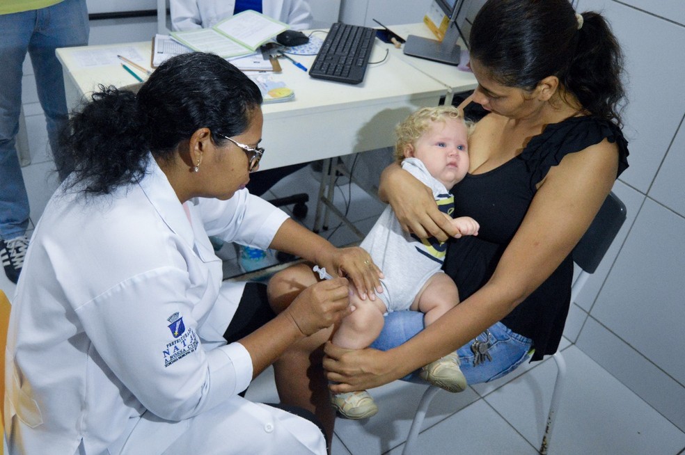 Campanha de VacinaÃ§Ã£o Contra Poliomielite e Sarampo entra na reta final em Natal â€” Foto: DivulgaÃ§Ã£o/Prefeitura de Natal