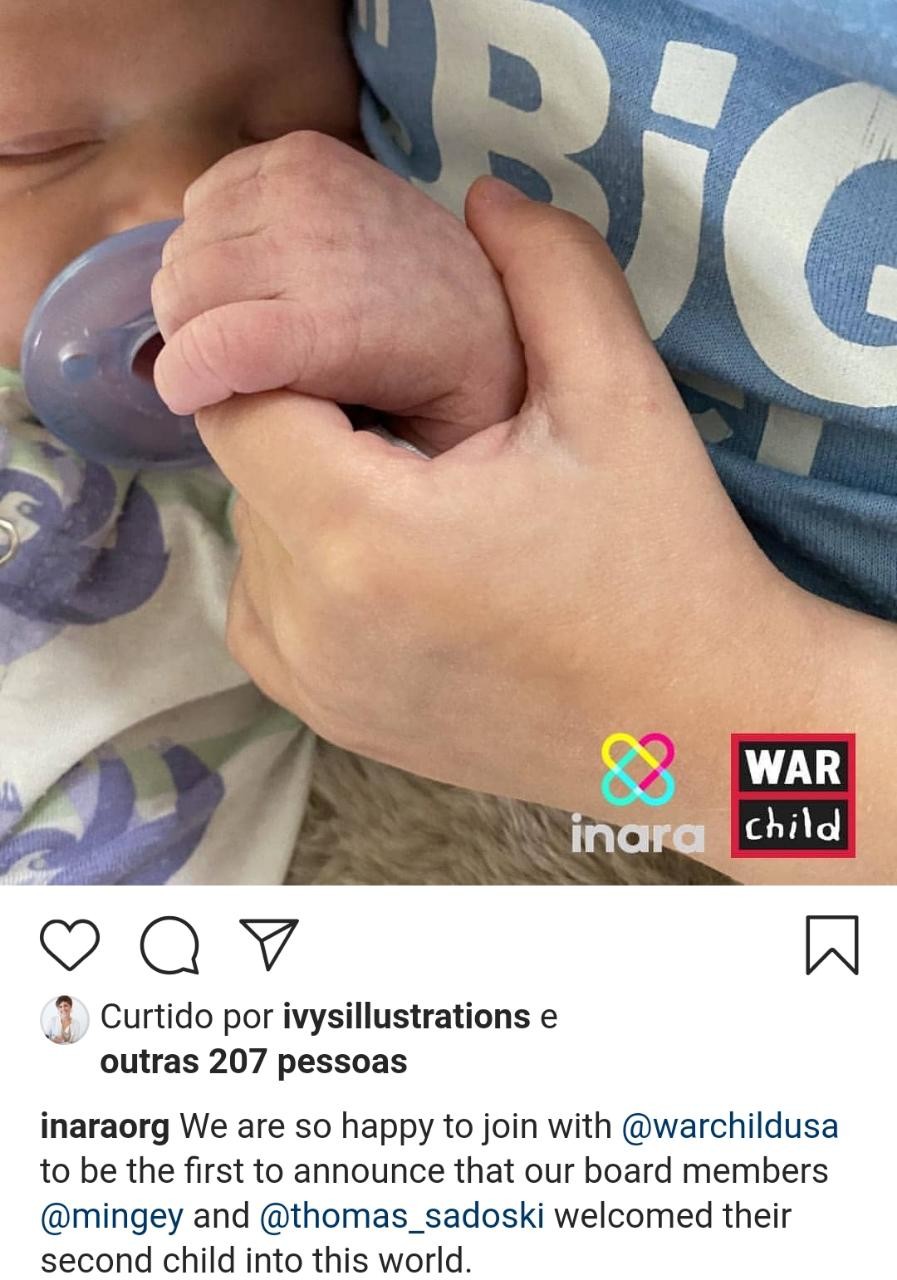 Nasce segundo filho de Thomas Sadoski e Amanda Seyfried (Foto: Reprodução/Instagram)