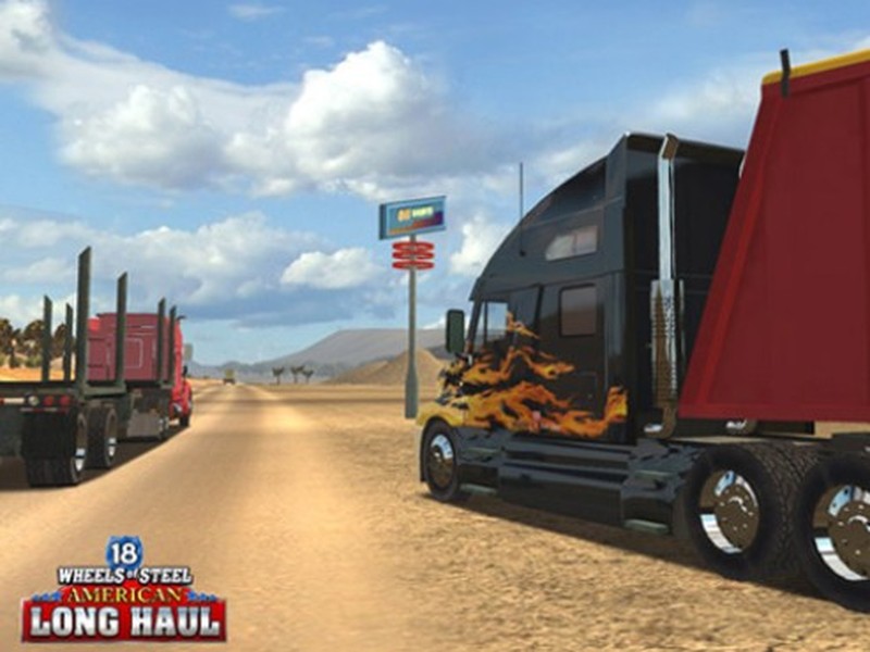 18 wheels of steel american long haul trailer