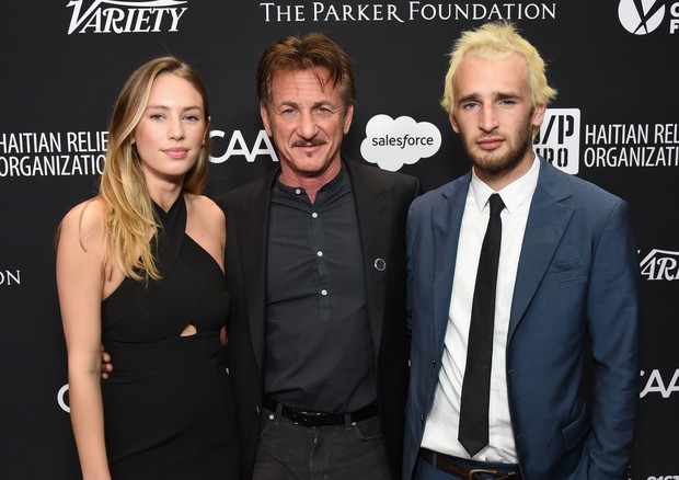 Dylan Penn, Sean Penn e Hopper Penn (Foto: Getty Images)