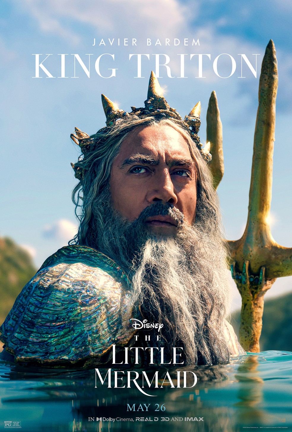 Cartazes oficiais do live action de 'A Pequena Sereia' &mdash; Foto: Divulga&ccedil;&atilde;o/Disney