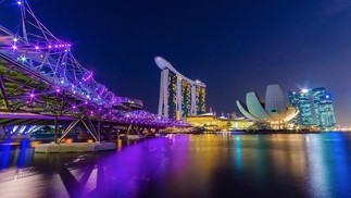 Marina Bay, em Cingapura: cidade divide com Nova York o título de mais cara do mundo — Foto: Pixabay
