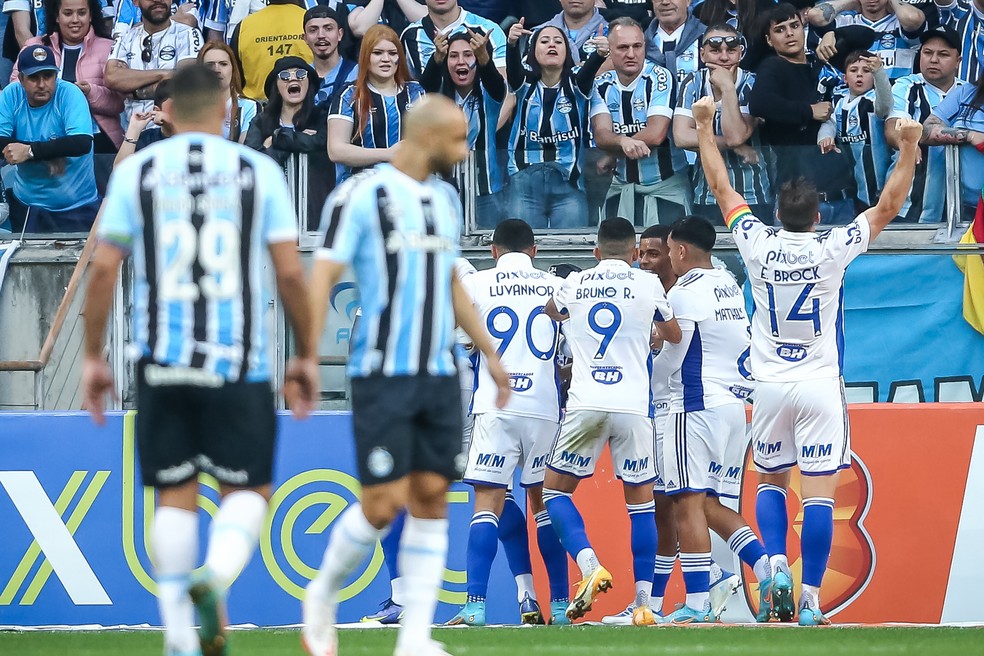 Jogadores gremistas falam em sabor de derrota sobre o empate diante do Cruzeiro