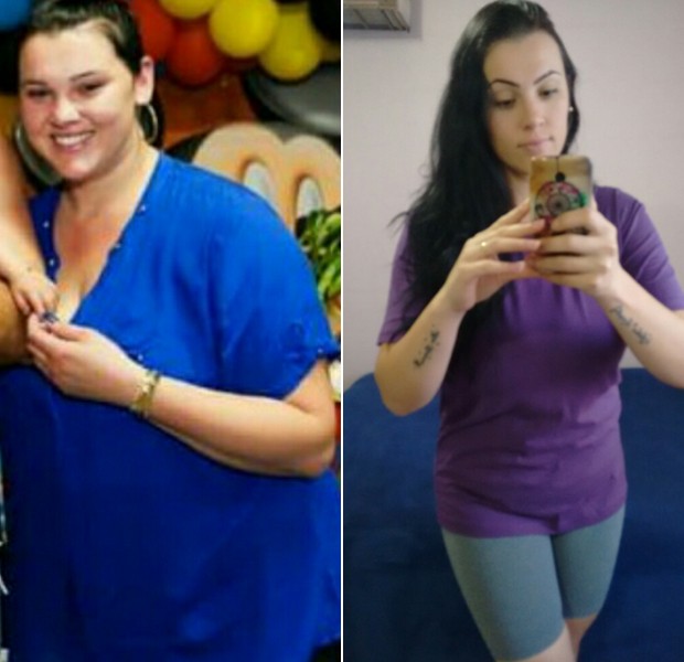 A jovem catarinense relata ter mais disposição e autoestima depois da perda de peso (Foto: Eloisa Helena Mota Fernandes/Arquivo pessoal)