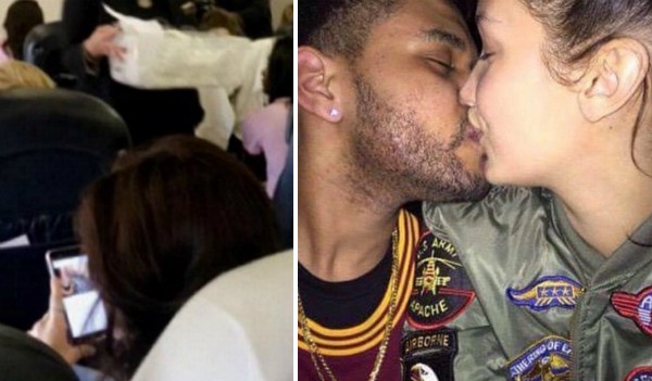 Bella Haddid é flagrada por uma fã vendo uma foto com o ex, o músico The Weeknd (Foto: Instagram/Snapchat)
