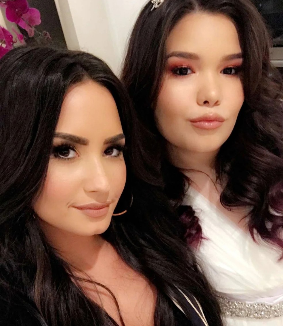Demi Lovato e a irm&atilde; mais nova, Madison De La Garza &mdash; Foto: Reprodu&ccedil;&atilde;o/Instagram