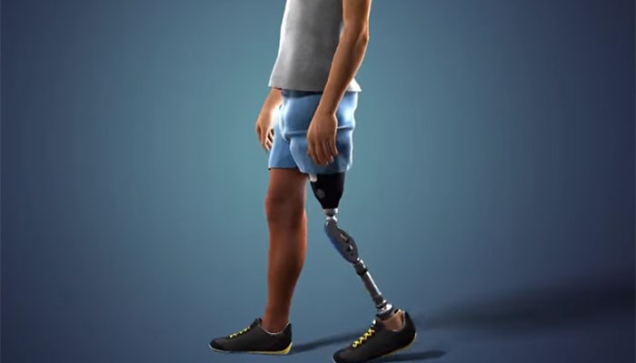 Prótese permite que amputados sintam as pernas novamente (Foto: Reprodução/ETH Zürich)
