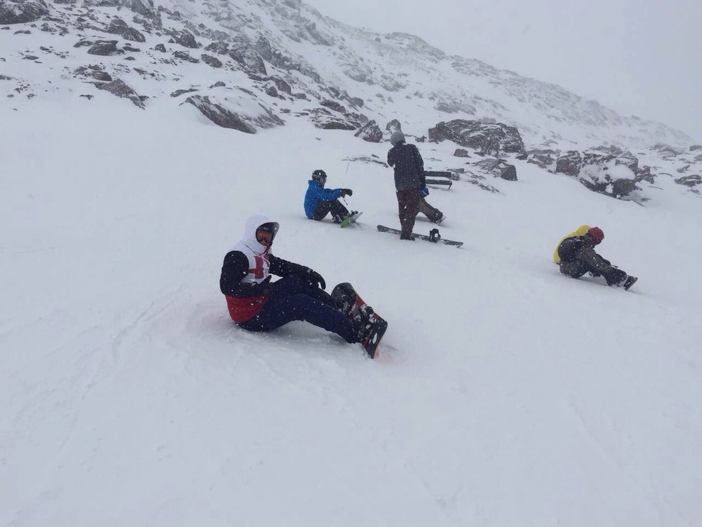 Carioca sofreu acidente em estação de esqui na Argentina (Foto: Arquivo Pessoal)