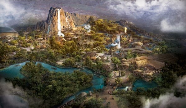 Projeção do Adventure Island (Foto: Divulgação/ Disney)