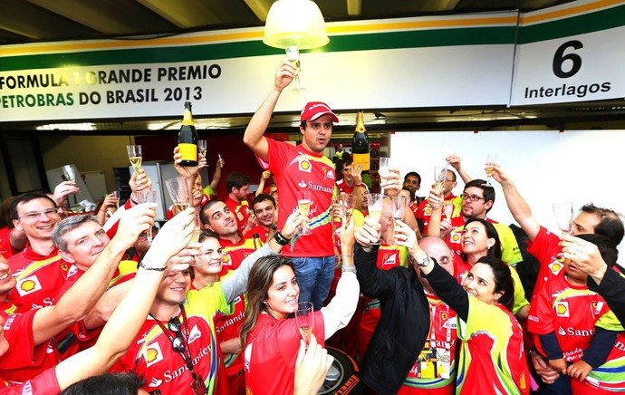 Felipe Massa despedida Ferrari Gp Brasil (Foto: Luca Bassani)