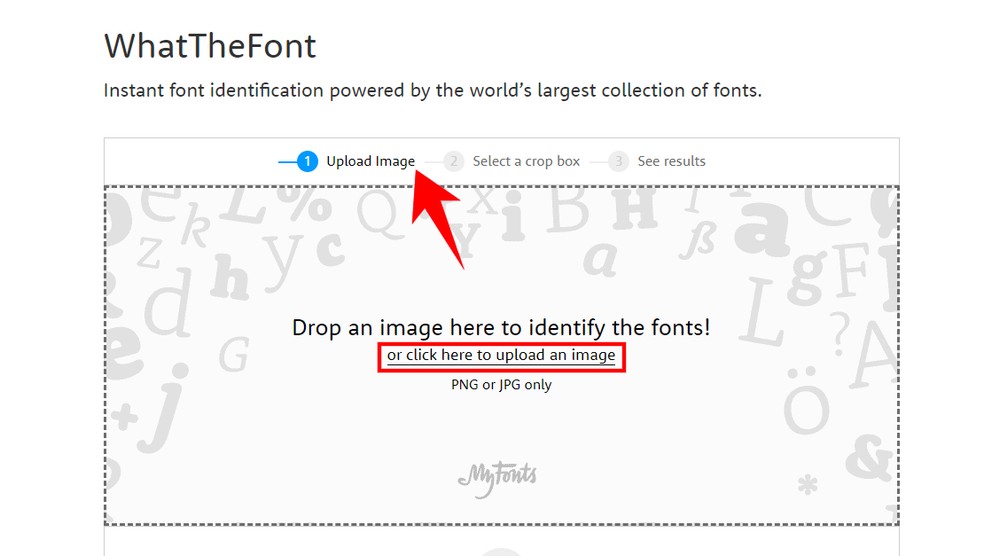 What The Font como descobrir fonte de letra online no PC
