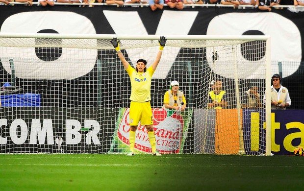 Vilão, Cássio fecha gol do Timão e tem defesa entre as melhores da rodada