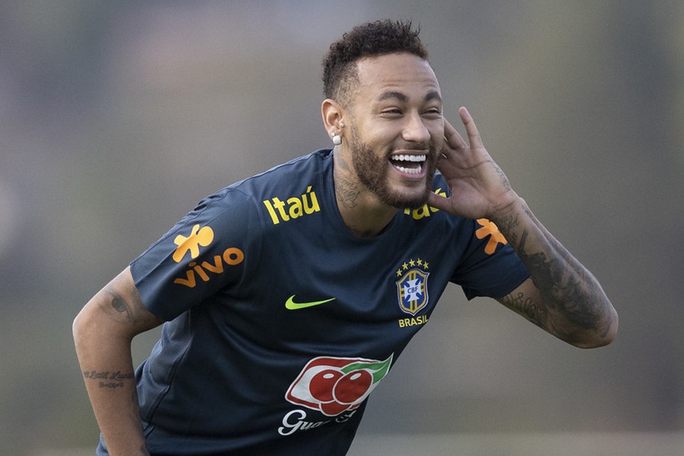 Neymar será titular da Seleção contra a Bolívia — Foto: Lucas Figueiredo / CBF