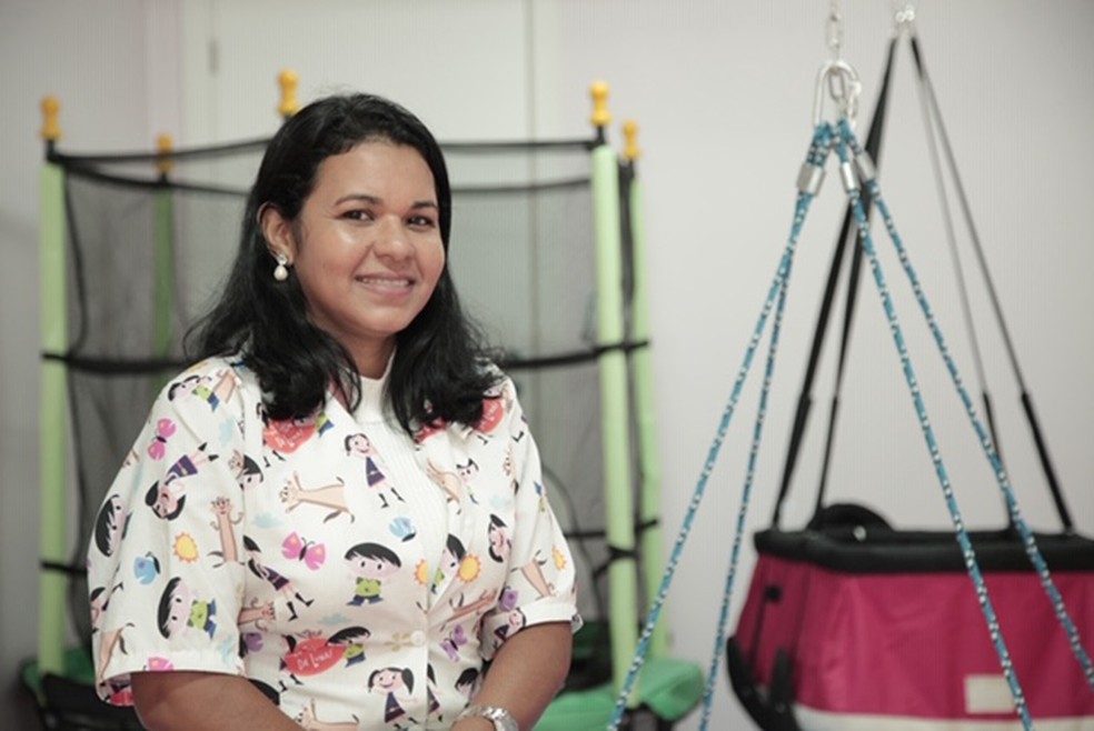 Rose Cristina Bello, terapeuta ocupacional e idealizadora do projeto Ludic — Foto: Adriano Soares/G1