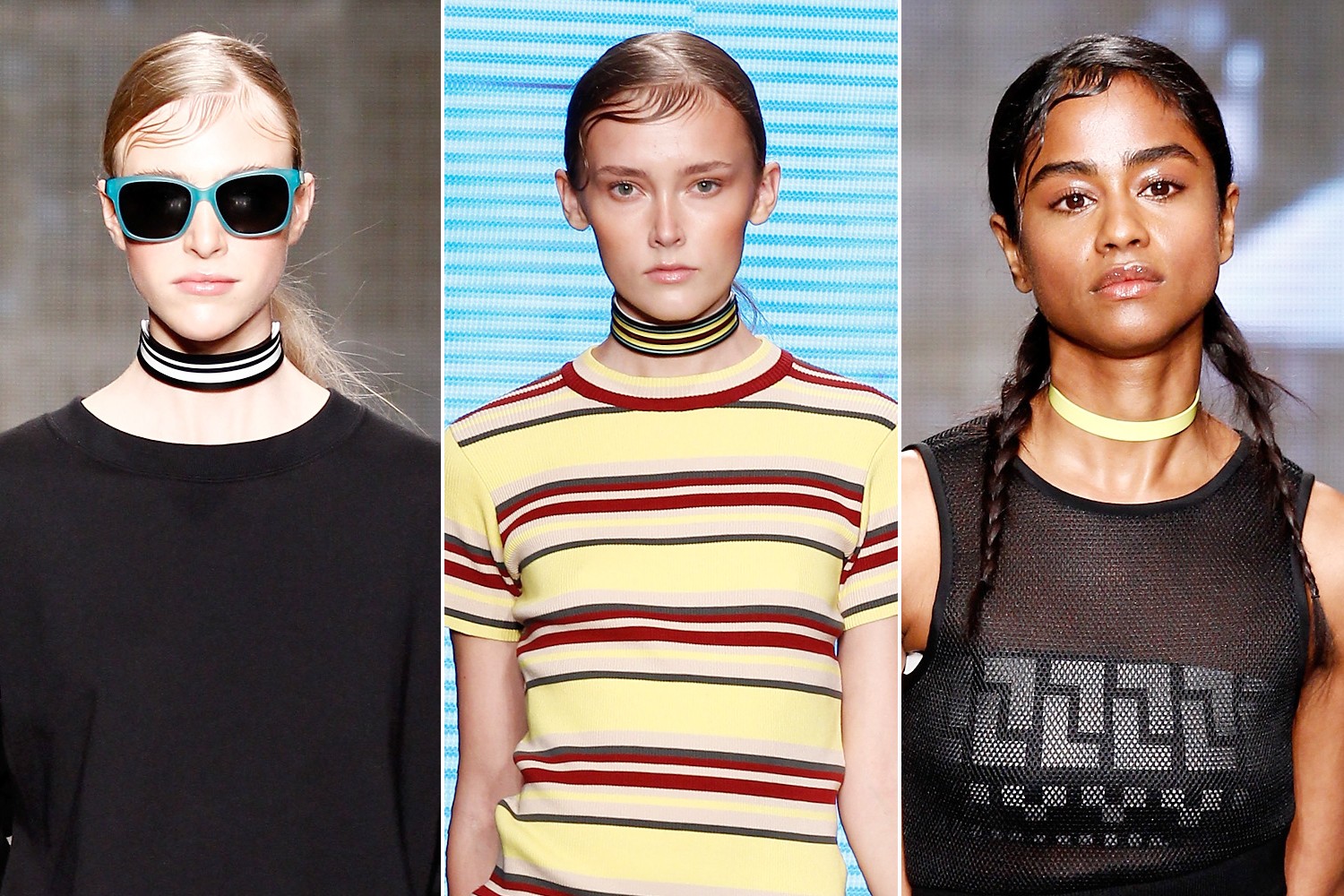 Choker, o colar curtinho é tendência em red carpets e passarelas ...