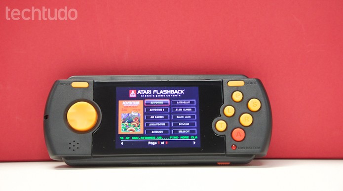 Atari Flashback Portátil (Foto: Amanda Rebelo / TechTudo) Atari Flashback Portátil (Foto: Amanda Rebelo / TechTudo)