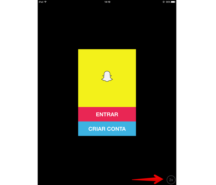 Escolha o tamanho da tela do Snapchat (Foto: Reprodução/Felipe Alencar)