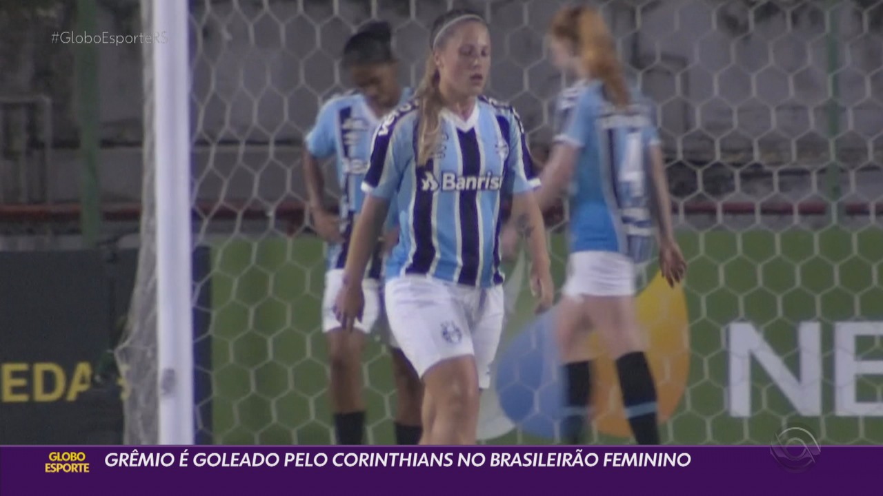 Grêmio é goleado pelo Corinthians no Brasileirão Feminino