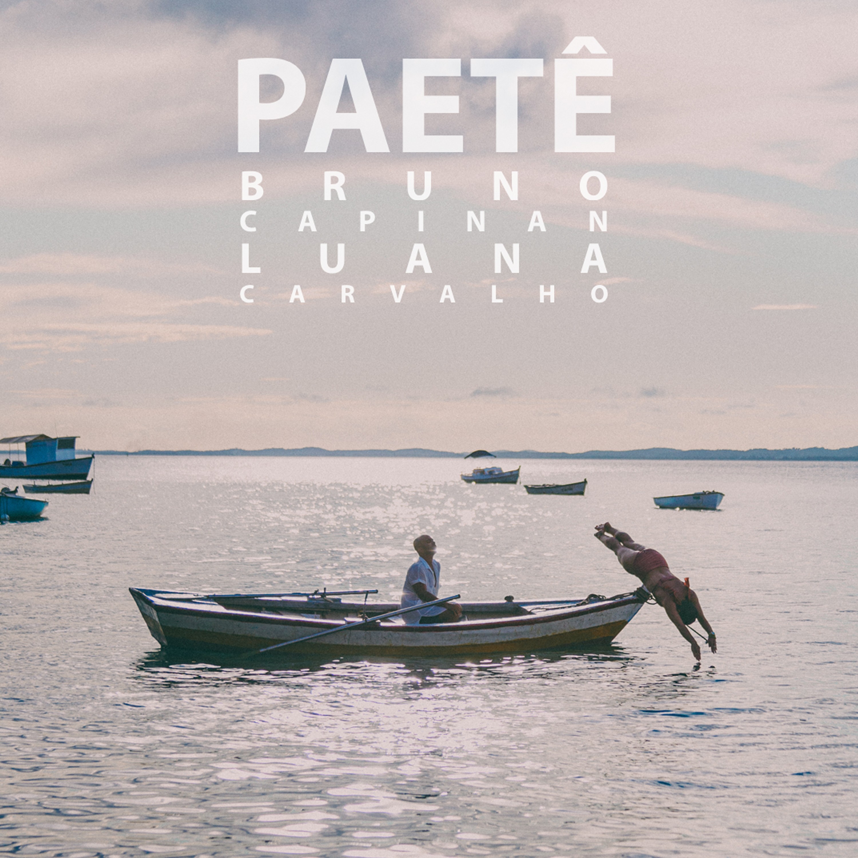 Capa do single Paetê, de Bruno Capinan e Luana Carvalho (Foto: Divulgação)