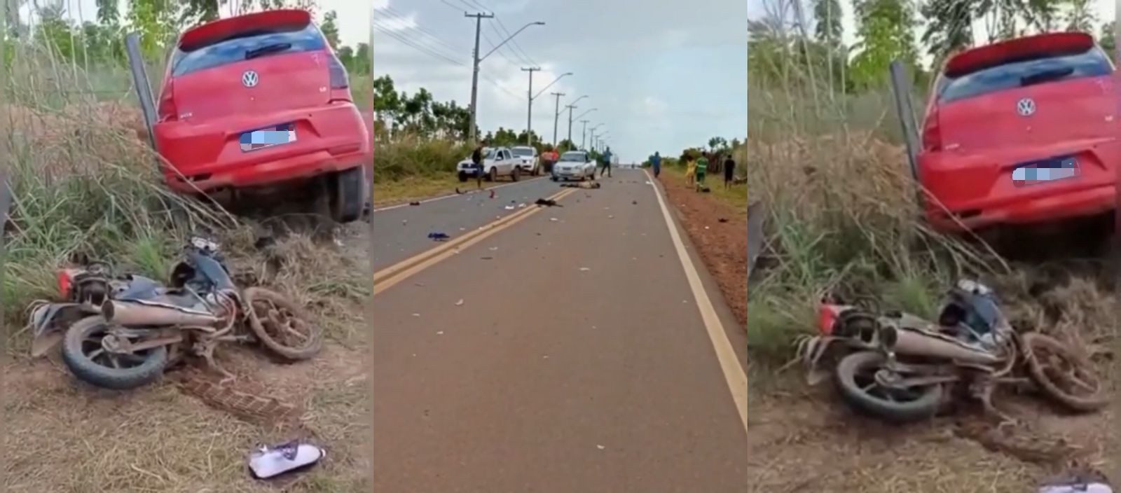 Motociclista morre após ser atingido por carro conduzido por motorista bêbado em Boa Vista 