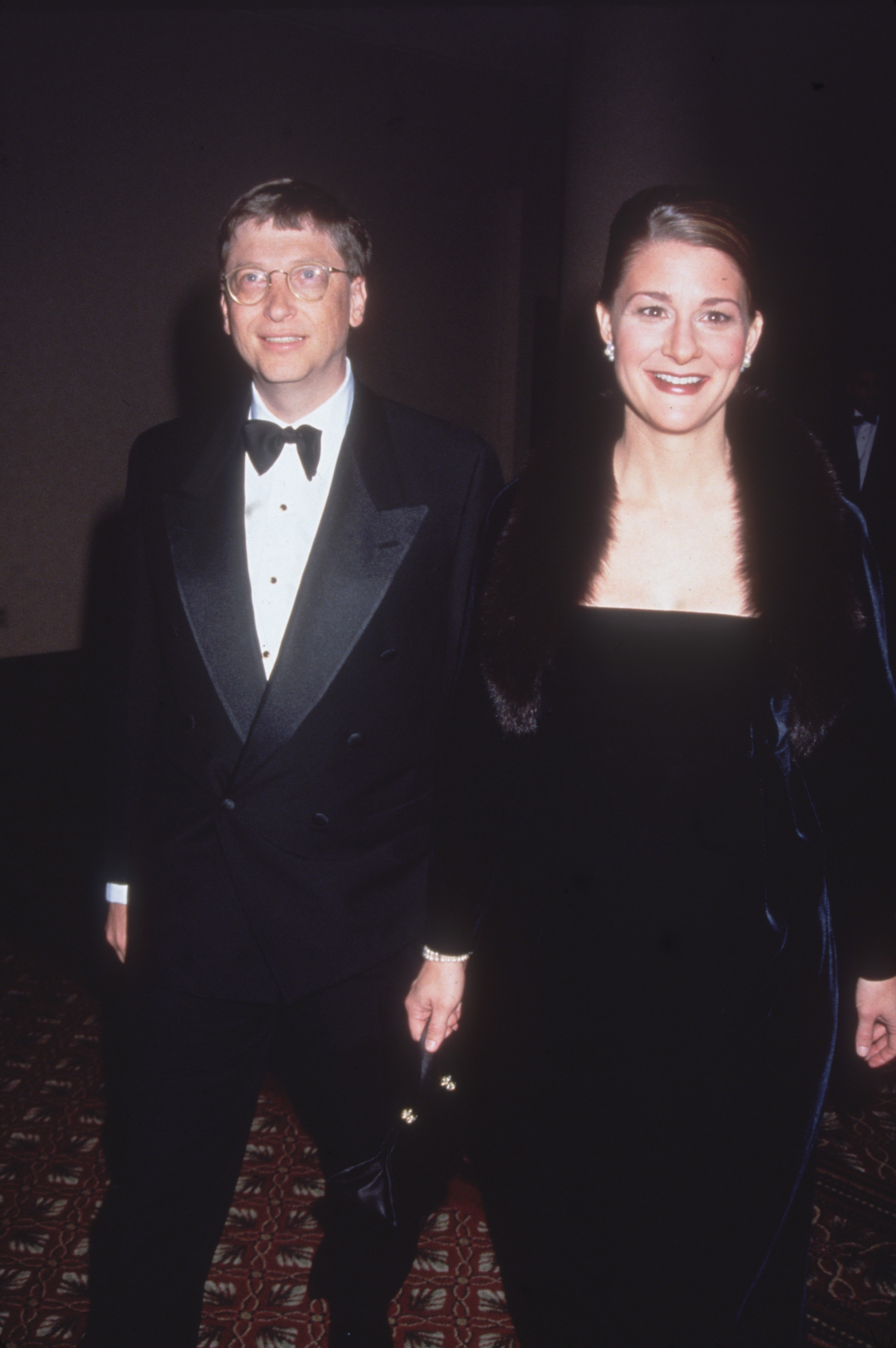 Bill Gates e Melinda em um evento em Nova York em 1998 (Foto: Getty Images)