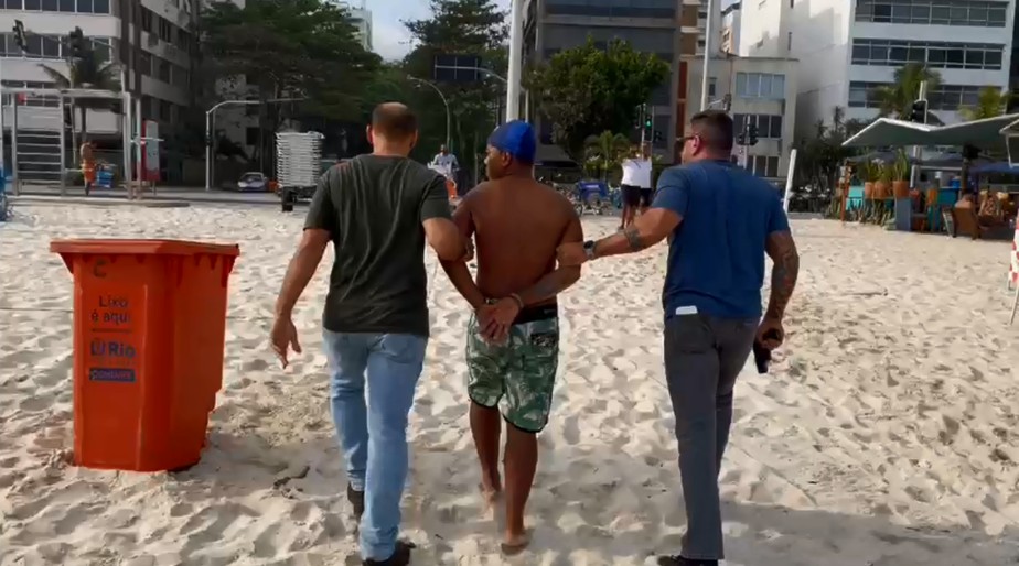 Investigado por morte de policial civil é preso na praia de Ipanema