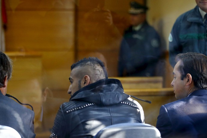 Vidal no tribunal (Foto: REUTERS/Ivan Alvarado)