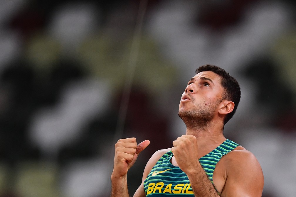 Thiago Braz é bronze no salto com vara - AFP