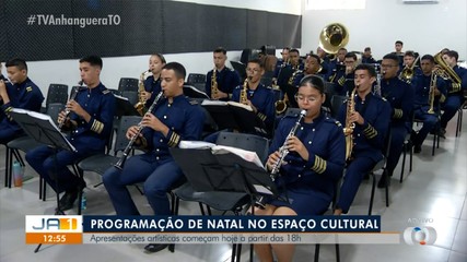 Programação de Natal do Espaço Cultural começa nesta sexta (1º)
