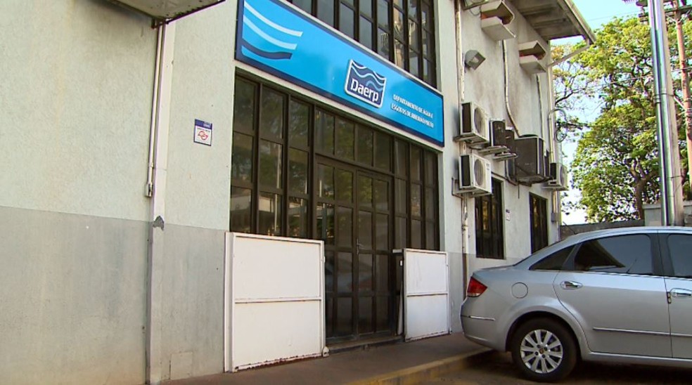 Departamento de Água e Esgoto de Ribeirão Preto (Daerp) — Foto: Reprodução/EPTV