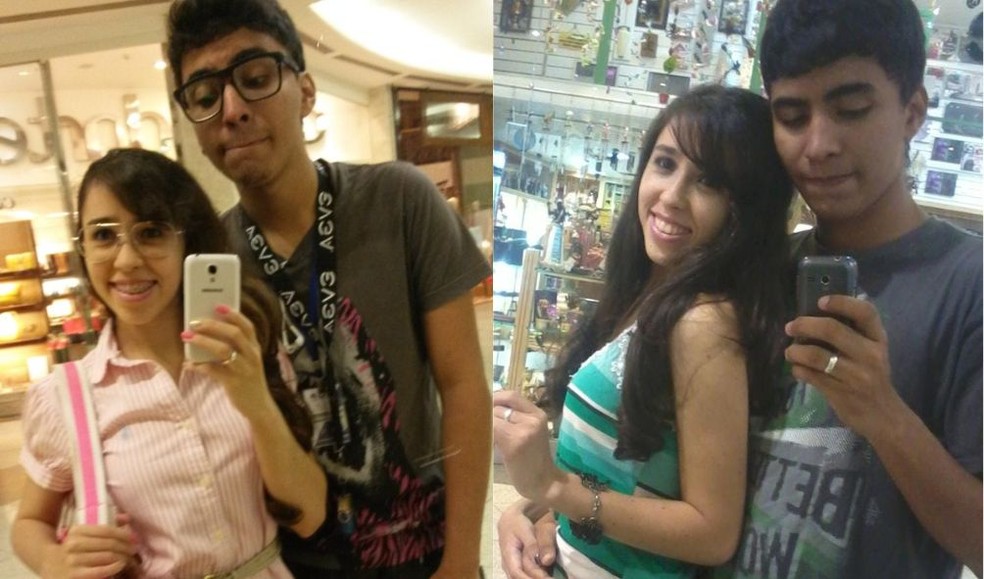 Victor e Isaura começaram a namorar no ensino médio, 12 anos atrás. — Foto: Arquivo pessoal