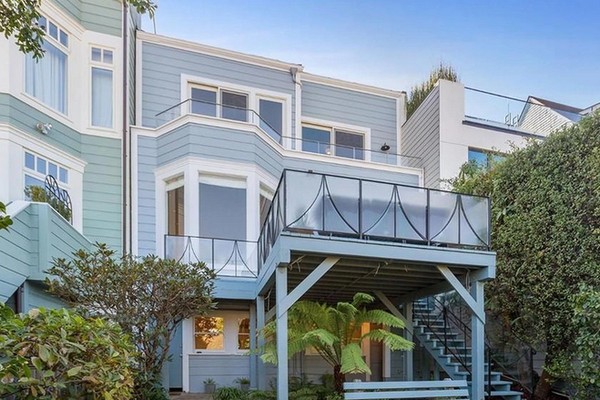 A casa em São Francisco que a atriz Winona Ryder colocou à venda 26 milhões de reais (Foto: Divulgação)