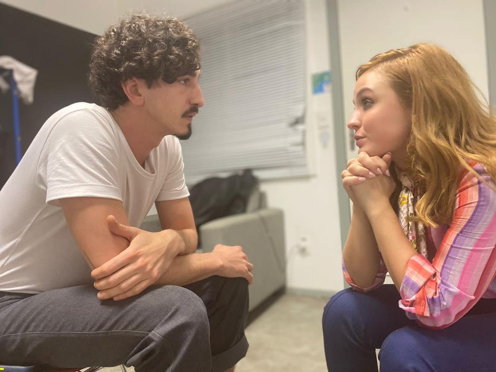 Larissa Manoela e Johnny Massaro atuam juntos em 'Além da Ilusão' — Foto: Arquivo Pessoal